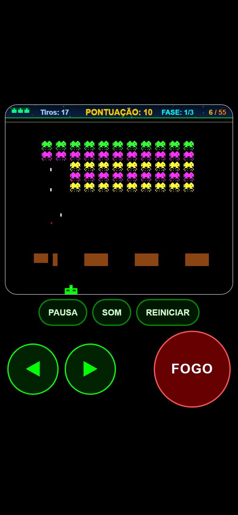 Celular em pé